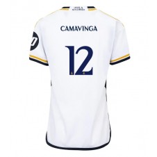 Real Madrid Eduardo Camavinga #12 Hemmatröja Dam 2023-24 Korta ärmar